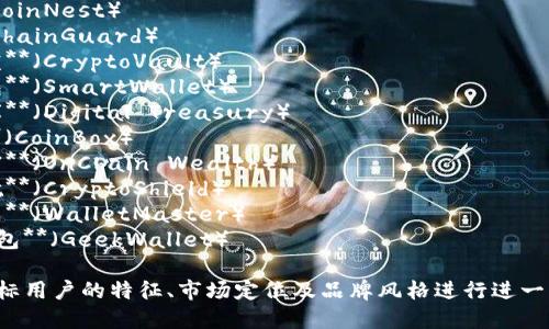 以下是一些数字货币钱包的名称建议，供您参考：

1. **币巢**（CoinNest）
2. **链盾**（ChainGuard）
3. **虚拟宝盒**（CryptoVault）
4. **财智钱包**（SmartWallet）
5. **数码金库**（Digital Treasury）
6. **币宝箱**（CoinBox）
7. **链上财富**（OnChain Wealth）
8. **加密护航**（CryptoShield）
9. **钱包达人**（WalletMaster）
10. **极客钱包**（GeekWallet）

您可以根据目标用户的特征、市场定位及品牌风格进行进一步选择或调整。